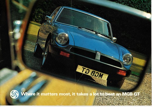 Mgb sports car - car, brochure