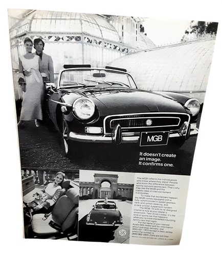 1972 mgb roadster austin - ad,