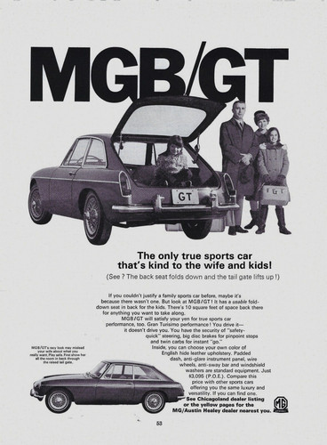 1967 mgb only true - mgb/gt,