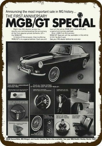 1967 mgb special - gt, mg