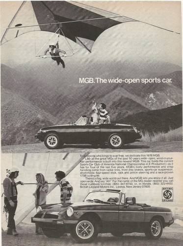 Vintage print mgb - vintage, ad